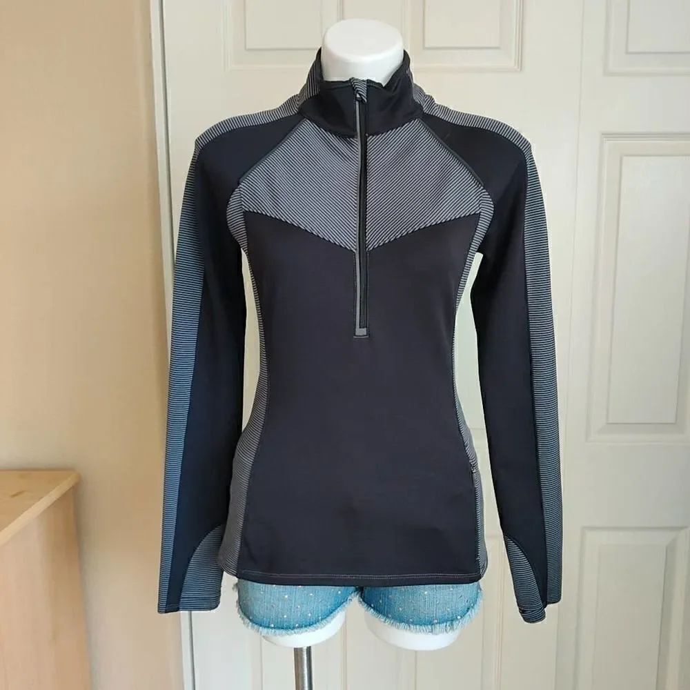 Athleta Spotlight half zip athletic pullover sz S